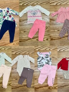 Baby Girl Outfit Bundle - 6 months